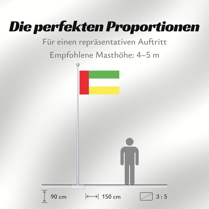 Proportionen der Flagge: All Ceylon Tamil Congress