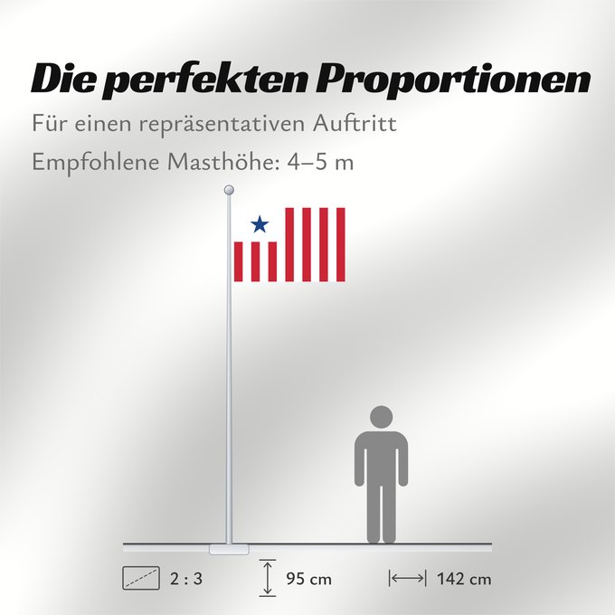 Proportionen der Flagge: Liberian Customs	Liberian Customs Service - the flag s dimensions are 2 3. The main field is divided into 13  2 additional stripes compared to the national flag  vertical alternating red and white stripes	Service des douanes libériennes	Servicio de Aduana
