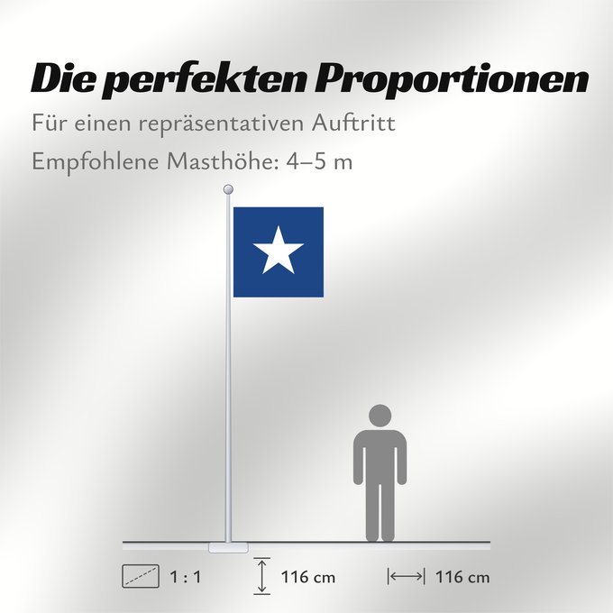 Proportionen der Flagge: Star in Blue Box - Flag of Liberia The Star in Blue Box from flag of Liberia