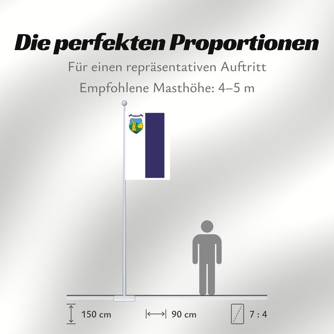 Proportionen der Flagge: Delčevo Municipality Delčevo Municipality, Macedonia Знаме на Општина Делчево