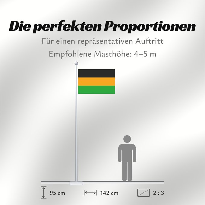 Proportionen der Flagge: Bushmanland	Bushmanland (former homeland)	Bushmanland (ancien homeland)	Bushmanland (antiguo homeland)	Bushmanland (ehemaliges Homeland)	Bushmanland (ex homeland)