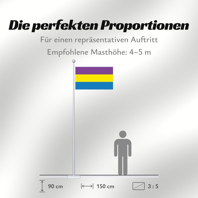 Proportionen der Flagge: Jinotepe	Jinotepe, Carazo