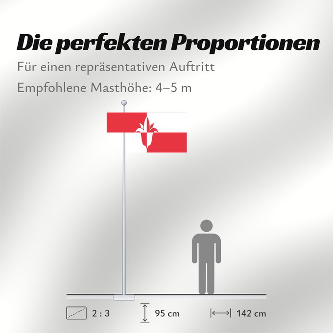 Proportionen der Flagge: Bernheze	Dutch municipality of Bernheze  Twee banen vanaf wisselende kleuren