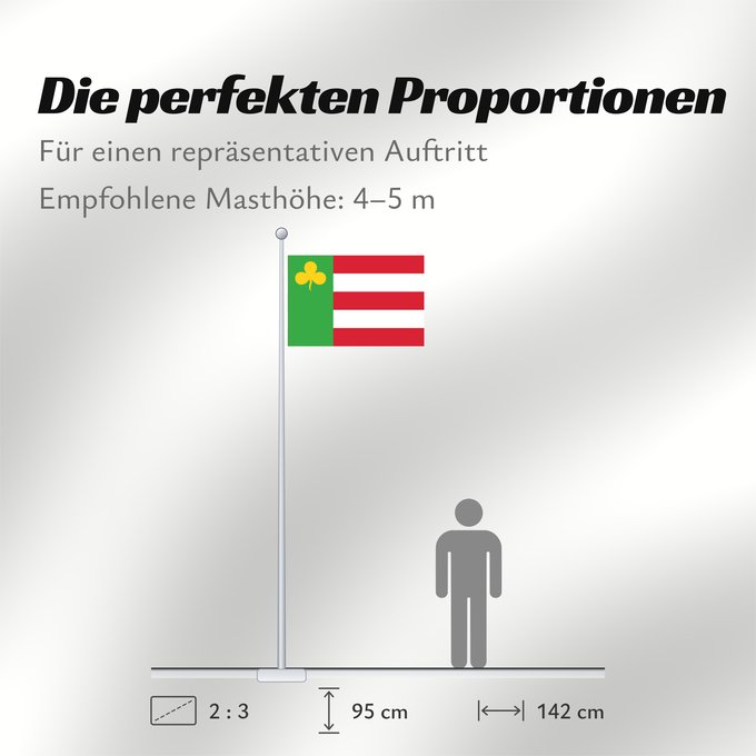 Proportionen der Flagge: Boarnsterhim Dutch municipality of Boarnsterhim Boornsterhem