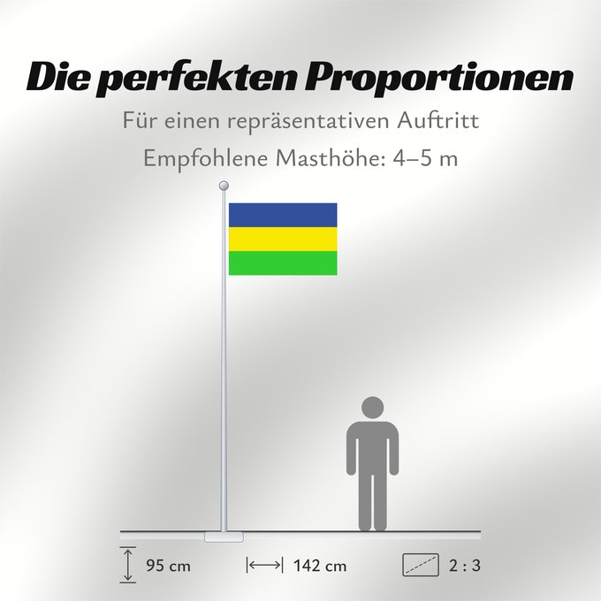Proportionen der Flagge: Denekamp	Former municipality of Denekamp	Voormalige gemeente Denekamp