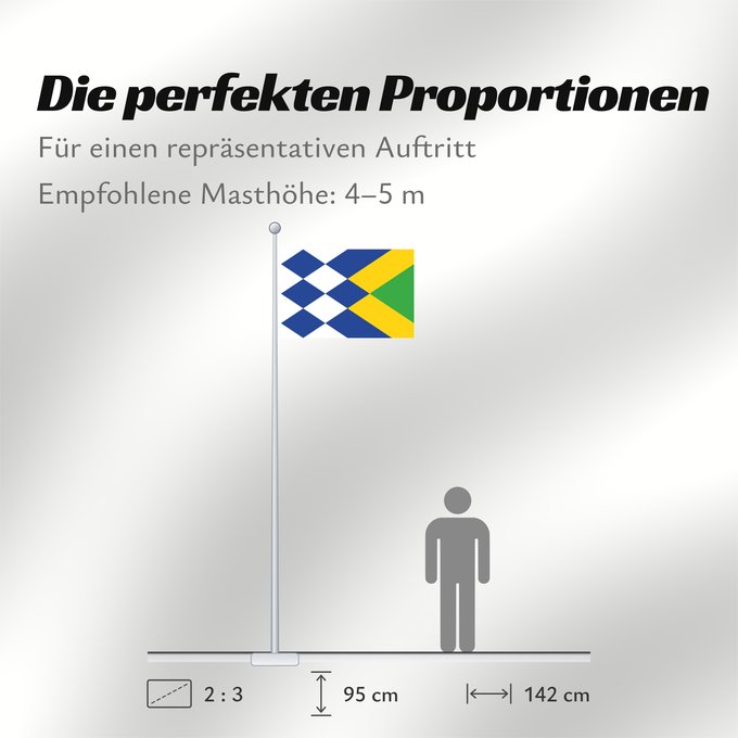 Proportionen der Flagge: Korendijk	Dutch municipality of Korendijk