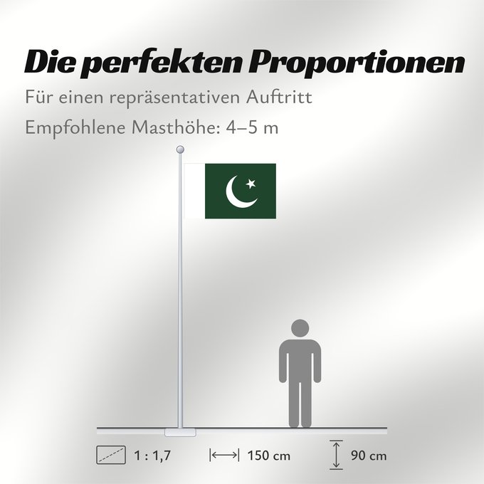 Proportionen der Flagge: Pakistan	 Pakistan	Pakistán	Paquistão	علم باكستان	পাকিস্তানের জাতীয় পতাকা	পাকিস্তানর ফিরালহান	Pakistano	पाकिस्तान का ध्वज	ପାକିସ୍ତାନୀ ଝଣ୍ଡା	ਪਾਕਿਸਤਾਨ ਦਾ ਕੌਮੀ ਝੰਡਾ	د پاکستان بيرغ	Флаг Пакистана	Pakistana	பாக்கித்தான் கொடி	Прапор Пакистану	پاکستان کا پرچم