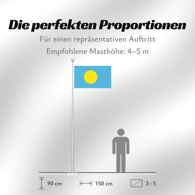 Proportionen der Flagge: Palau	Palau, made by User Gabbe	 Palaos	Palaos	パラオの国旗	Palaua	​帕勞國旗
