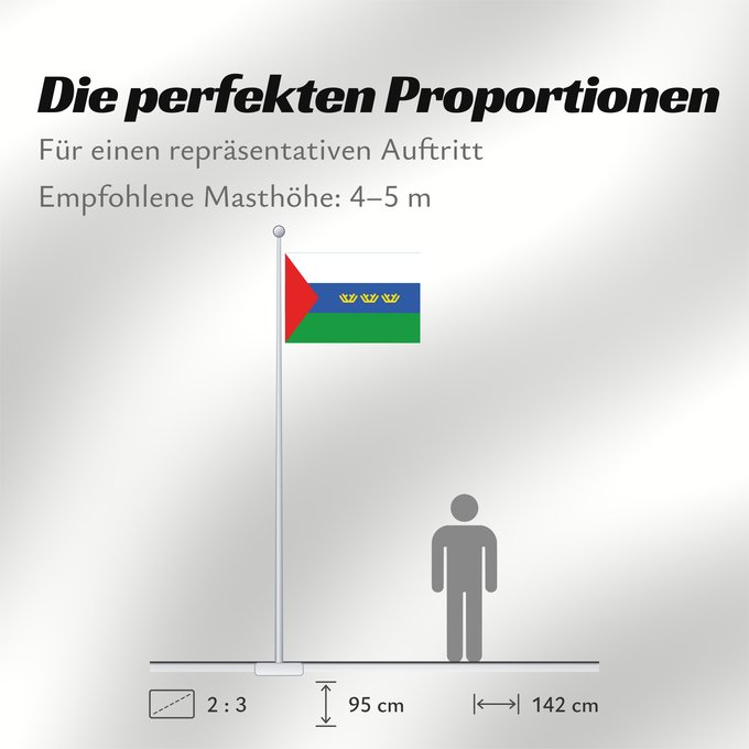Proportionen der Flagge: Tyumen Oblast Oblast de Tioumen Óblast de Tiumén Oblast Tjumen