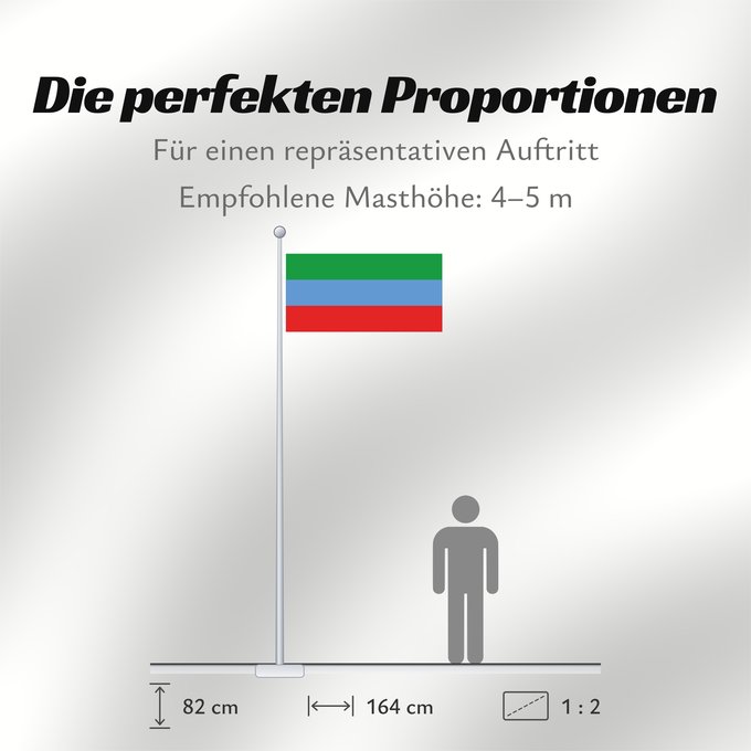 Proportionen der Flagge: Dagestan  1994-2003	Dagestan (1994-2003)	Daghestan (1994-2003)	Daguestán (1994-2003)	Флаг Республики Дагестан 1994-2003 гг