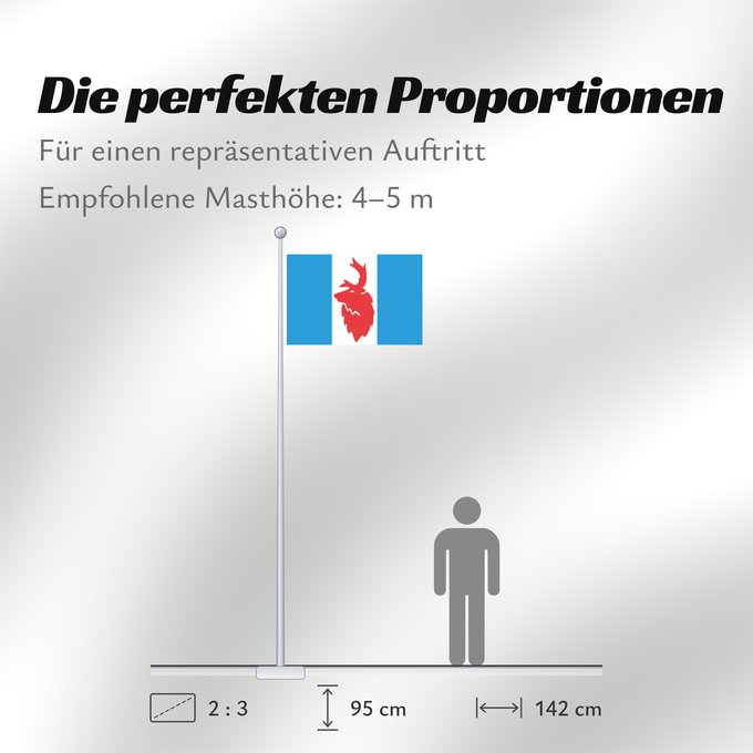 Proportionen der Flagge: Koryakia Koriakie Koriakia Koriakien Koriakija