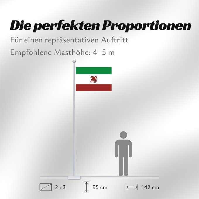 Proportionen der Flagge: Merjamaa