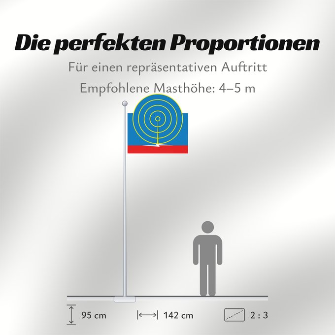 Proportionen der Flagge: Severny  Moscow oblast	Severny, Moscow oblast, Russia	Severny (oblast de Moscou)	Severny (óblast de Moscú)	Severny (Moskauer Oblast)	Severny (oblast di Mosca)	Флаг посёлка Северный