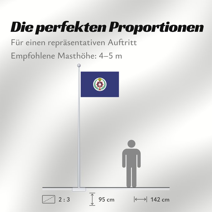 Proportionen der Flagge: Naval Jack of Saudi Arabia