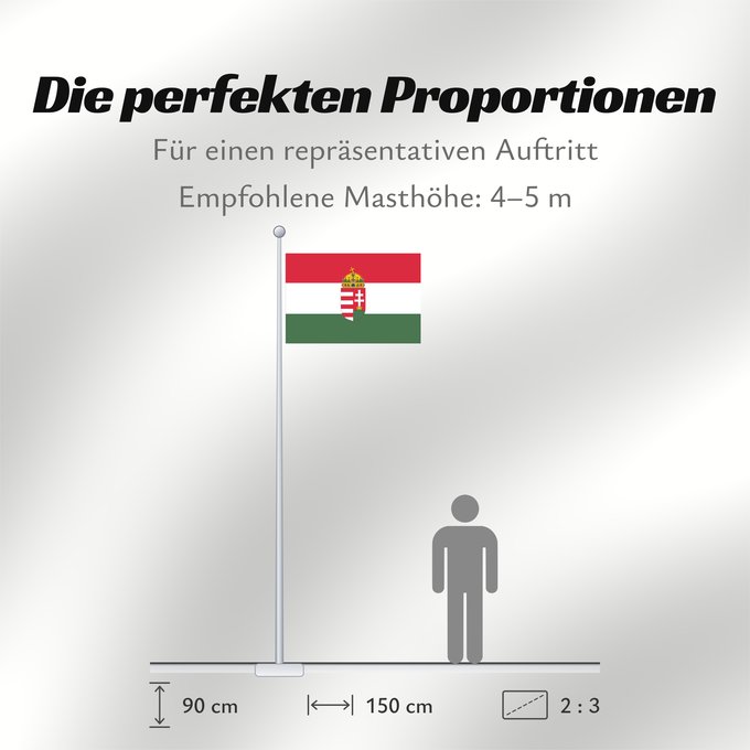 Proportionen der Flagge: Hungarians in Vojvodina Hungarians in Vojvodina (2005) Hongrois de Voïvodine (2005) Húngaros en Voivodina (2005) Ungarn in der Vojvodina (2005) Ungheresi in Vojvodina (2005) A vajdasági magyarság zászlaja
