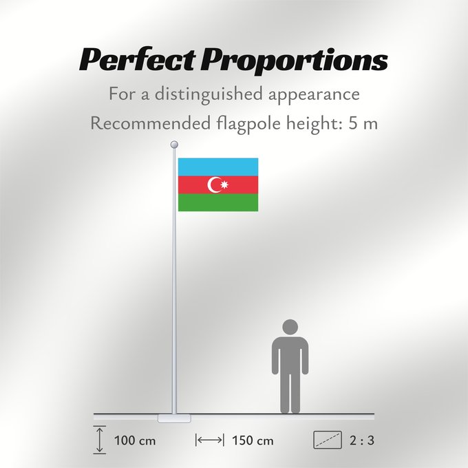 Flag Proportions: Azerbaijan L Azerbaïdjan Azerbaiyán Aserbaidschan Dell Azerbaigian Azerbeidzjan Azerbejdżanu Азербаиџьан абыраҟ علم أذربيجان Azərbaycan Сцяг Азербайджана Сьцяг Азэрбайджану Azerbajĝano Aserbaidžaani lipp Azerbaidžanin Azerbajdzsán Ադրբեջանի դրոշը აზერბაიჯ