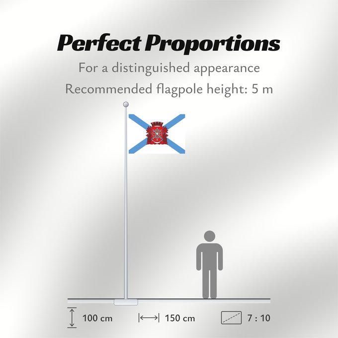 Flag Proportions: Cidade do Rio de Janeiro City of Rio de Janeiro Rio de Janeiro Río de Janeiro Stadt Rio de Janeiro