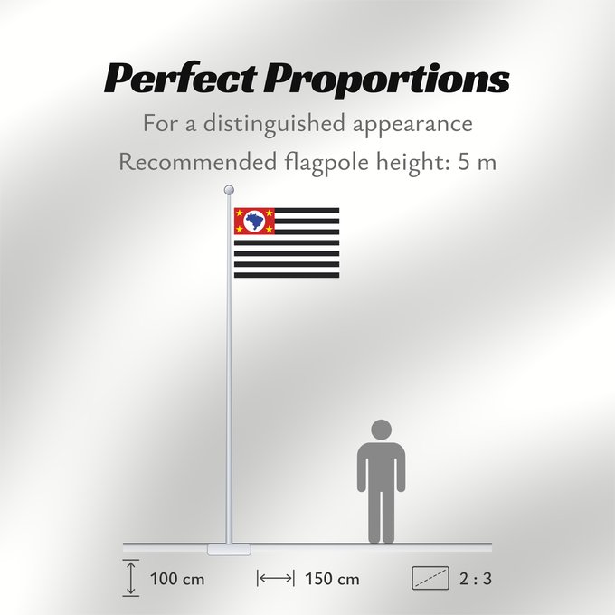 Flag Proportions: São Paulo	Sao Paulo	São Paulo, Brasil