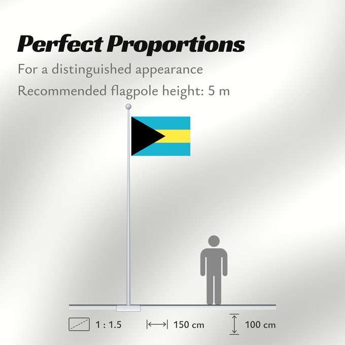 Flag Proportions: Bahamas Bahama Bahama s Das Bahamas Bahamów Y Bahamas La Bahamoj Bahaman Bahámaí Des Bahamas Ala Bahamayê Ynysow Bahama Знаме на Бахамите Pāmitl Bahamah Bahamakuna unanchan Statului Bahamas Флаг Багам Bahamov