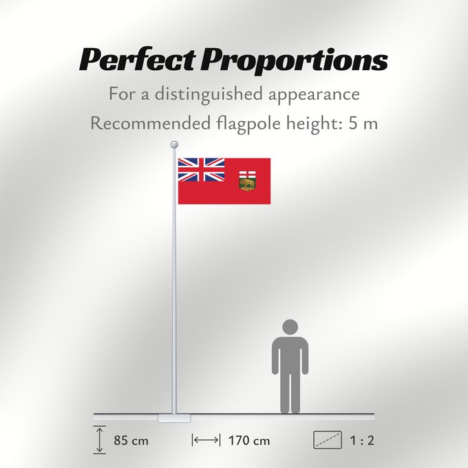 Flag Proportions: Manitoba	Manitoba 	Banniel proviñs Manitoba, Kanada