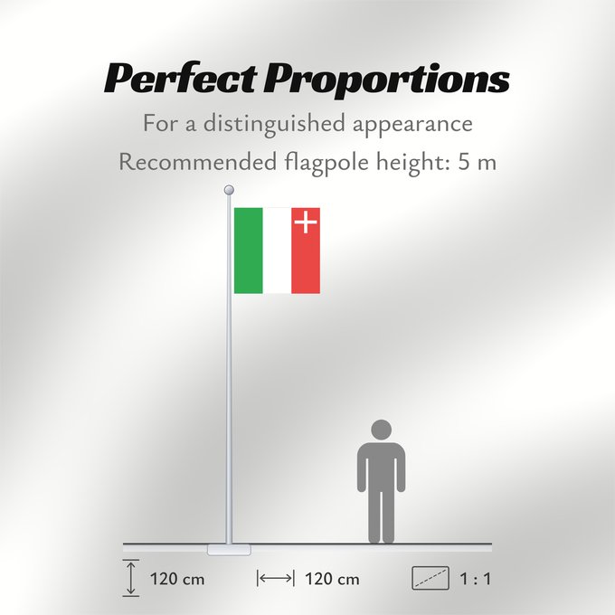Flag Proportions: Neuchâtel (fr)