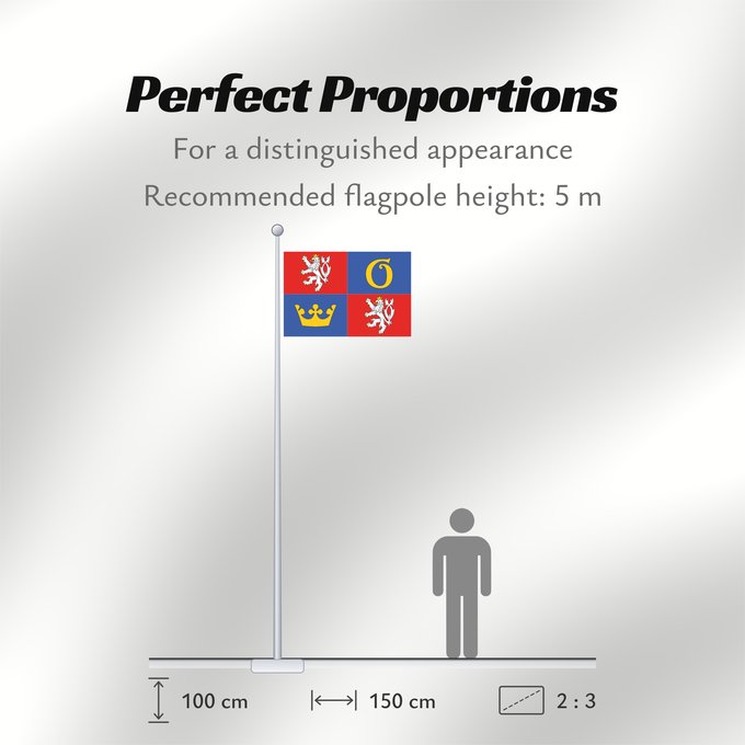 Flag Proportions: Hradec Kralove Region Hradec Králové Region Région de Hradec Králové Región de Hradec Králové Region Hradec Králové Regione di Hradec Králové