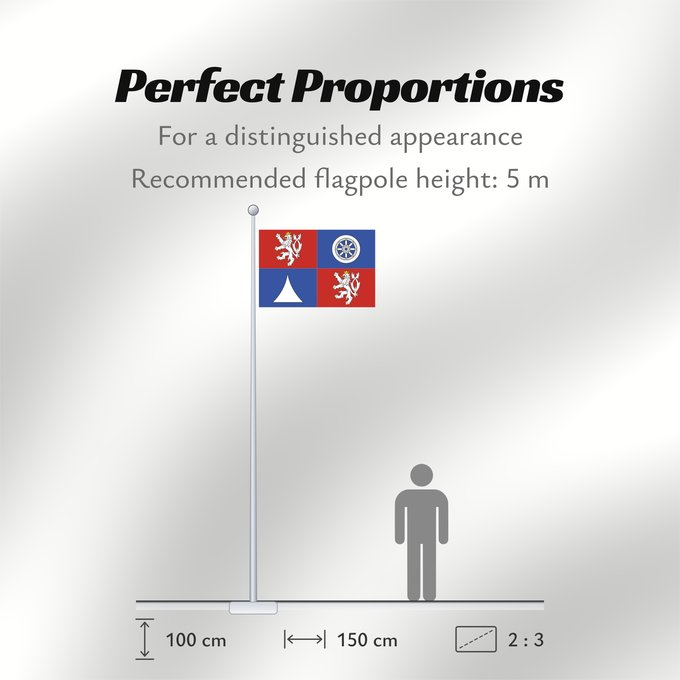 Flag Proportions: Liberec Region Région de Liberec Región de Liberec Region Liberec Regione di Liberec