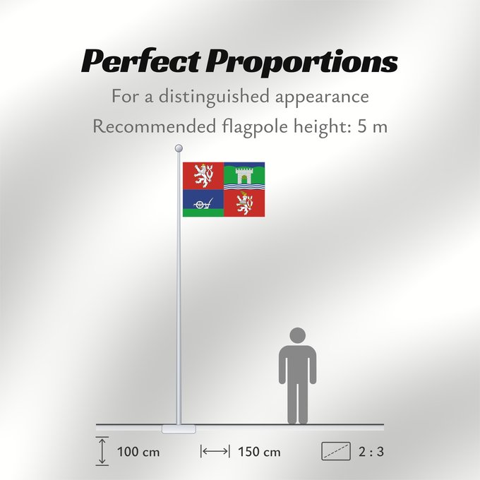 Flag Proportions: Usti nad Labem Region	Ústí nad Labem Region	Region de Ústí nad Labem	Región de Ústí nad Labem	Ústí nad Labem