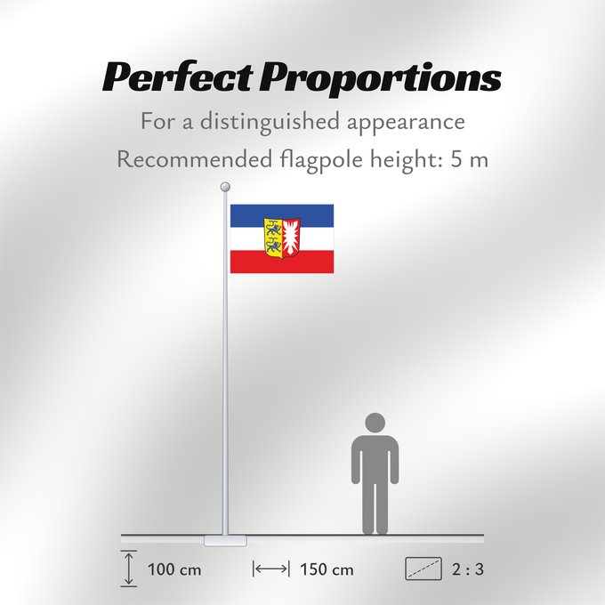 Flag Proportions: Schleswig-Holstein