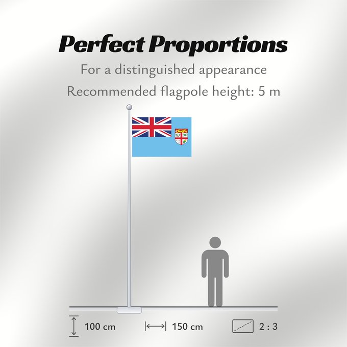 Flag Proportions: Fiji Fidji Fiyi Fidschi