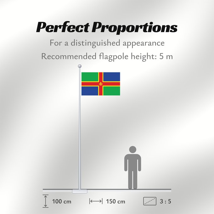 Flag Proportions: Lincolnshire	Lincolnshire county