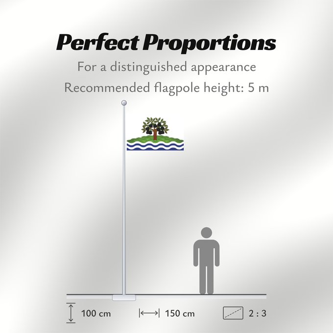 Flag Proportions: Worcestershire