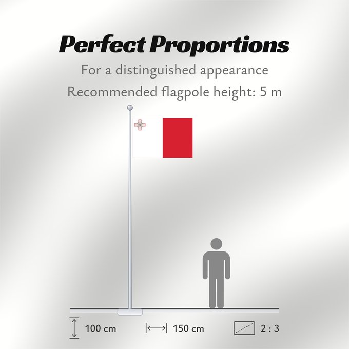 Flag Proportions: Malta Malte Сцяг Мальты Maltas Ta Malta Флаг Мальты Прапор Мальти