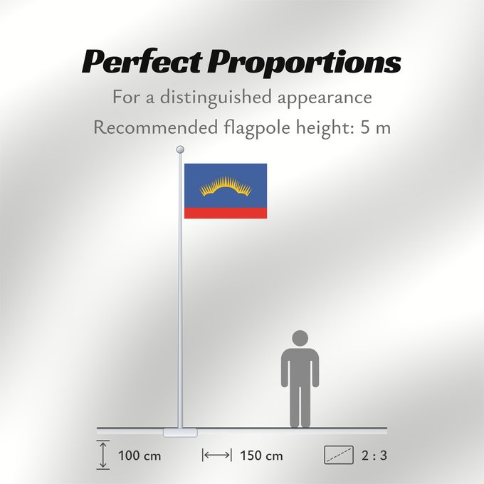 Flag Proportions: Murmansk Oblast Oblast de Mourmansk Óblast de Múrmansk Oblast Murmansk Oblast 'di Murmansk