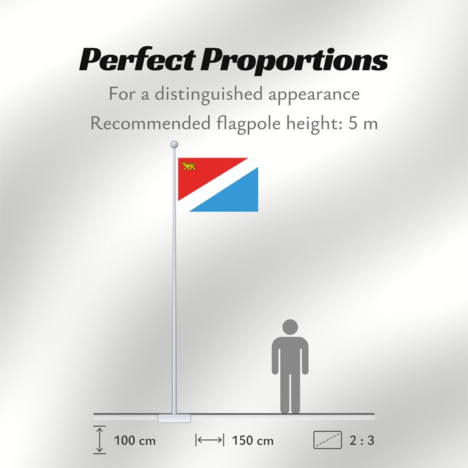 Flag Proportions: Primorsky Krai Kraï du Primorie Krai de Primorie Primorski Krai