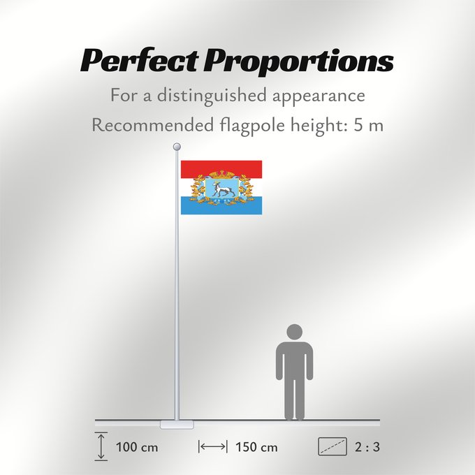Flag Proportions: Samara Oblast oblast de Samara Óblast de Samara Oblast Samara