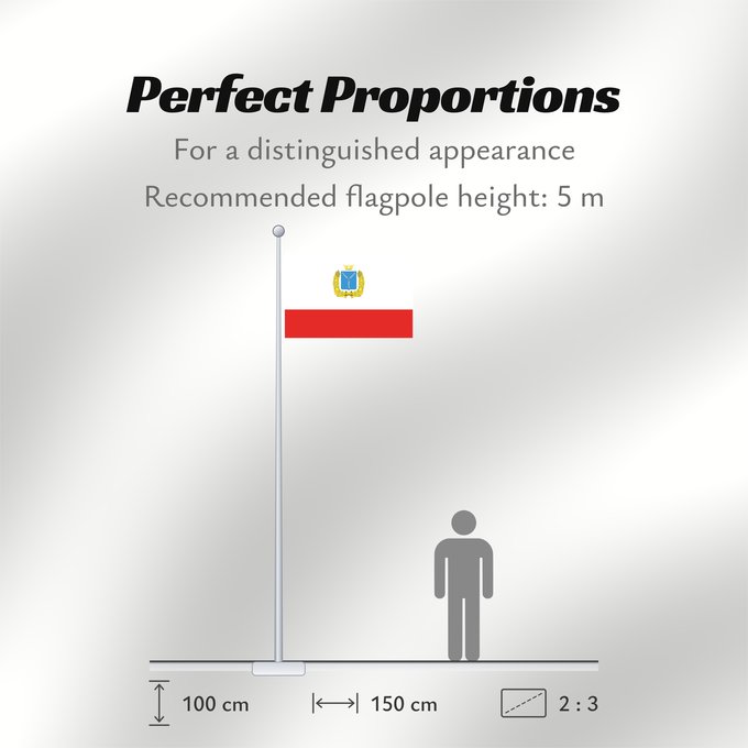 Flag Proportions: Saratov Oblast Oblast de Saratov Óblast de Sarátov Oblast Saratow