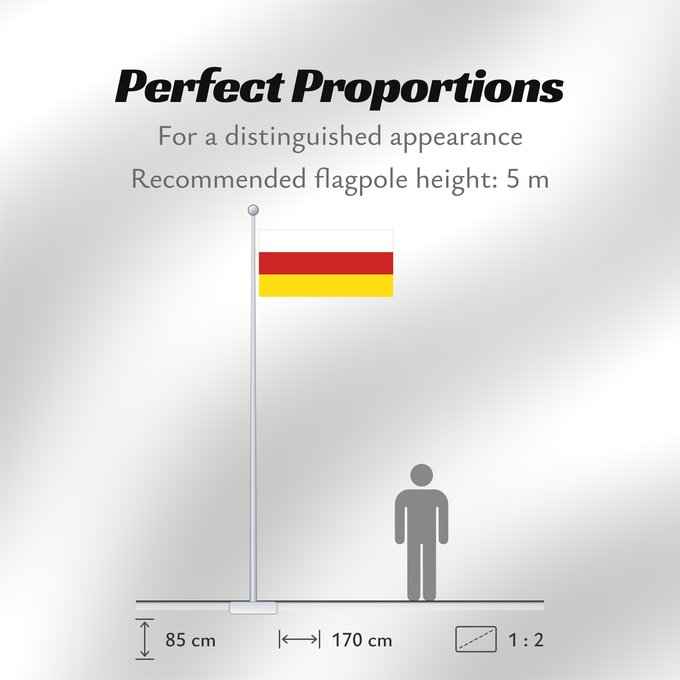 Flag Proportions: North Ossetia Republic of North Ossetia-Alania North Ossetia-Alania North Osetia-Alania North Ossetia-Alania Nord-Alania Цӕгат Ирыстоны тырыса Флаг Северной Осетии