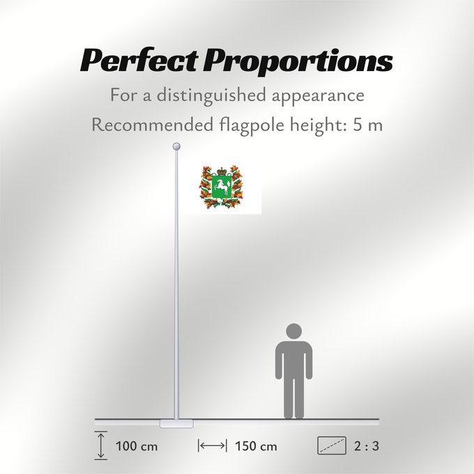 Flag Proportions: Tomskaya oblast'