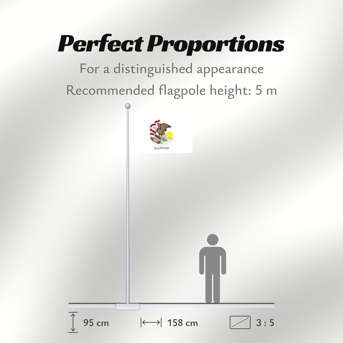 Flag Proportions: Illinois