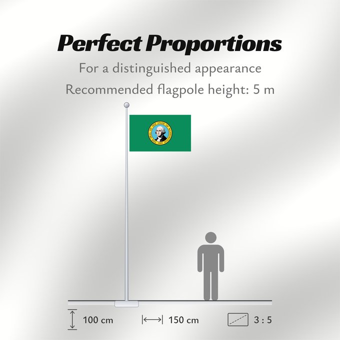Flag Proportions: Washington	ᏩᏏᏓᏂ ᎦᏓᏘ	Ka hae Wakinekona	Vasingtoniae	Wááshindoon Hahoodzo bidáh naat á i	Флаг Вашингтона	Američke savezne države Vašington