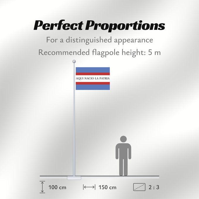 Flag Proportions: Soriano Department Soriano département de Soriano