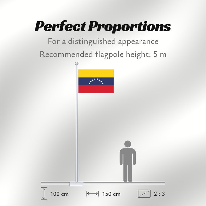 Flag Proportions: Venezuela	Civil du Venezuela	Venezuela - bandera Civil y de la Marina Mercante de Venezuela	Benezuela	Winïxwila wiphala	Veneçuela	Venezuelská vlajka	Venezuelo	Venezuelako bandera	Poyvi Venesuéla	Winisuyla unanchan	Флаг Венесуэлы	Venezuele	Türkçe Venezuela