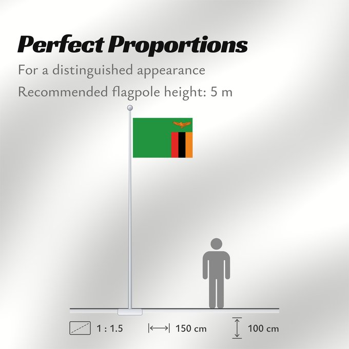 Flag Proportions: Zambia Zambie Sambia Zambio Saimbia Zambi Mbendera ya Zambia Флаг Замбии Zambije Mujeko ya Zambia Folaga la Zambia