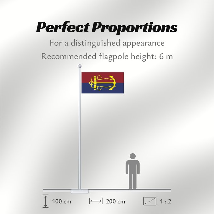 Flag Proportions: Australian Navy Board Conseil de l'Amirauté australienne Junta de la Armada Australiana Marinevorstand von Australien Consiglio della Marina Australiana