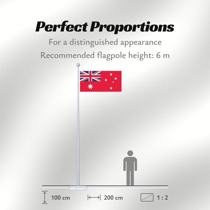Flag Proportions: Civil Ensign of Australia	Civil ensign of Australia	Australie - Pavillon civil	Australia - Pavellón Civil	Australien - Zivilschiffsflagge	Australia - Insegna Civile