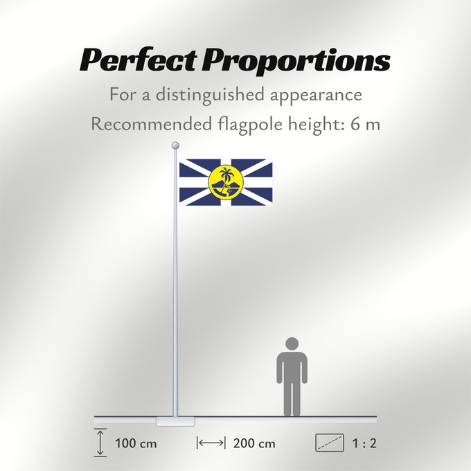 Flag Proportions: Lord Howe Island An unofficial Lord Howe Island (non officiel) Lord Howe Island (no oficial) Lord Howe Island (inoffiziell) Lord Howe Island (non ufficiale)
