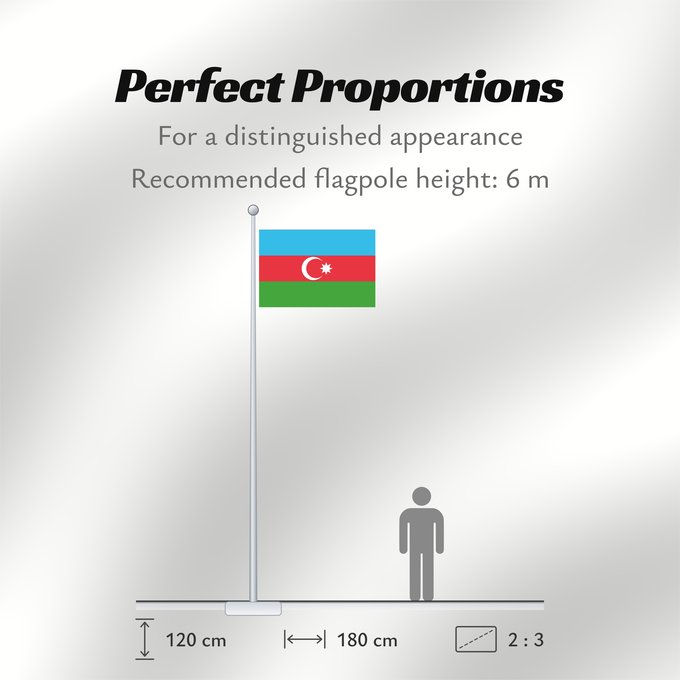 Flag Proportions: Azerbaijan L Azerbaïdjan Azerbaiyán Aserbaidschan Dell Azerbaigian Azerbeidzjan Azerbejdżanu Азербаиџьан абыраҟ علم أذربيجان Azərbaycan Сцяг Азербайджана Сьцяг Азэрбайджану Azerbajĝano Aserbaidžaani lipp Azerbaidžanin Azerbajdzsán Ադրբեջանի դրոշը აზერბაიჯ
