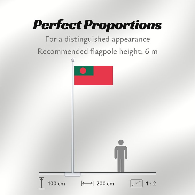 Flag Proportions: Civil Ensign of Bangladesh Bangladesh - Civil Ensign Bangladesh - Pavillon Civil Bangladés - Pabellón Civil Bangladesch - Zivilschiffsflagge Bangladesh - Bandiera Civile