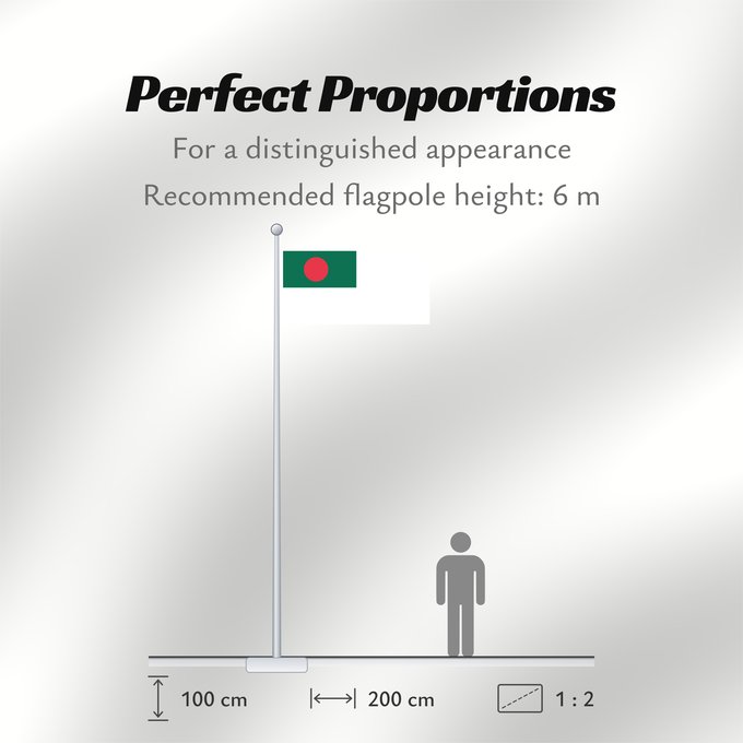 Flag Proportions: Naval Ensign of Bangladesh